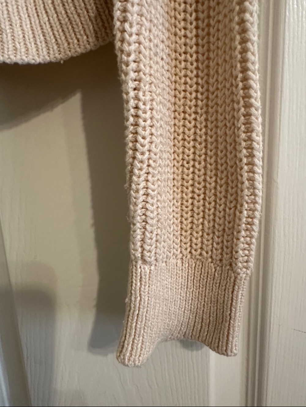 Universal Thread Cream Knit Open Cropped Cardigan - Picture 5 of 7